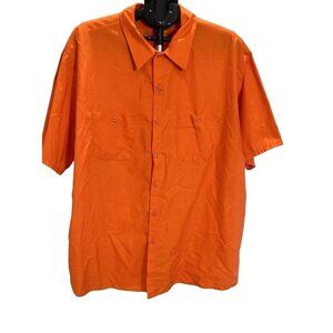 Red Kap Shirt Mens‎ 3XL Pocket Utility Workwear Industrial Uniform Streetwear